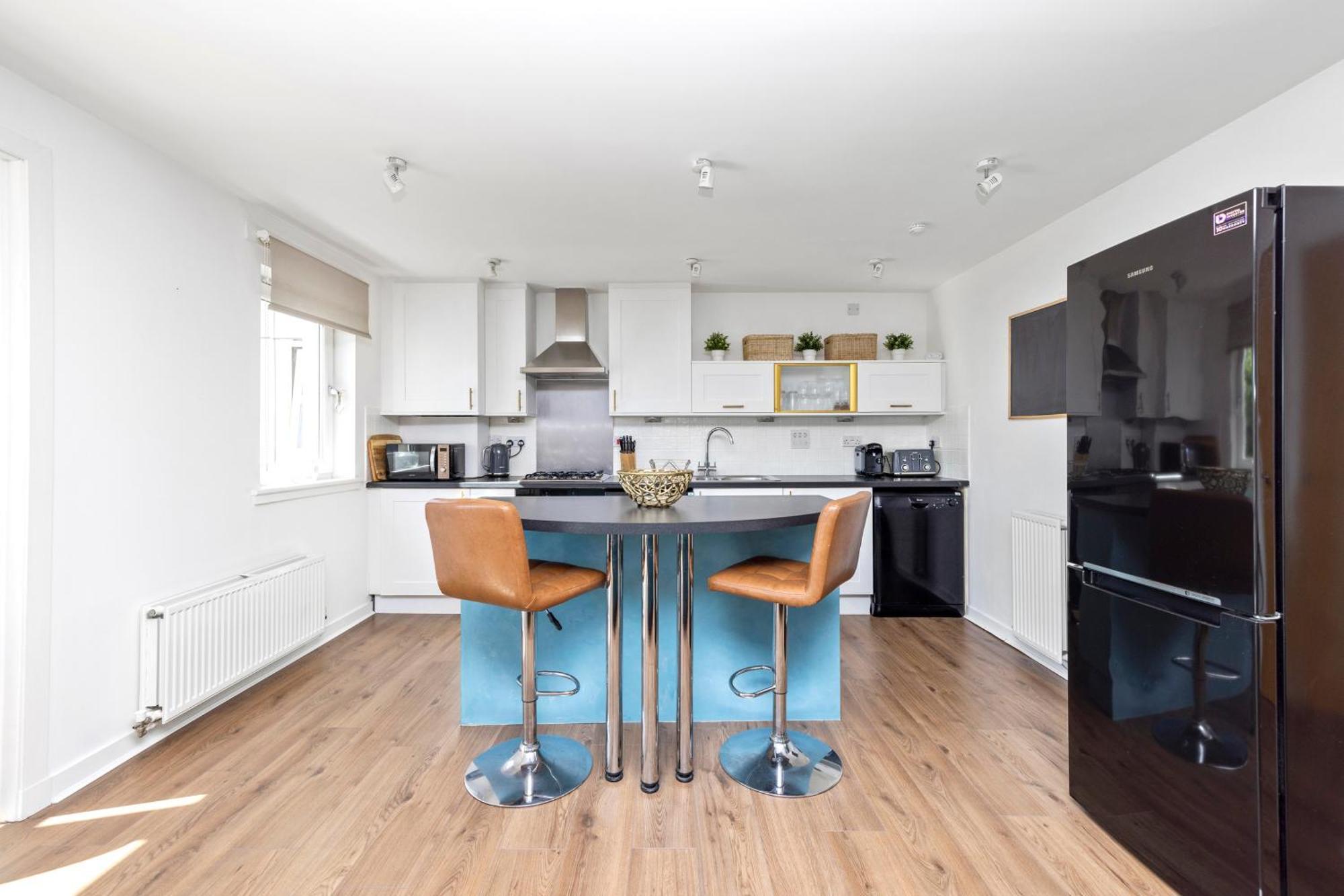 Apartment Joivy Modern 2 Bed Flat Near Murrayfield Stadium Edinburgh